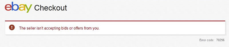 blocked purchases on eBay