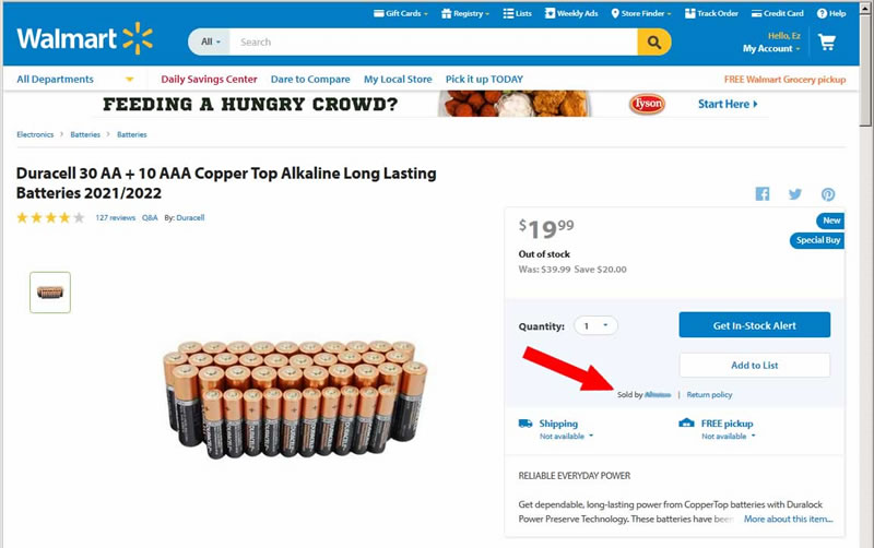 Walmart.com website