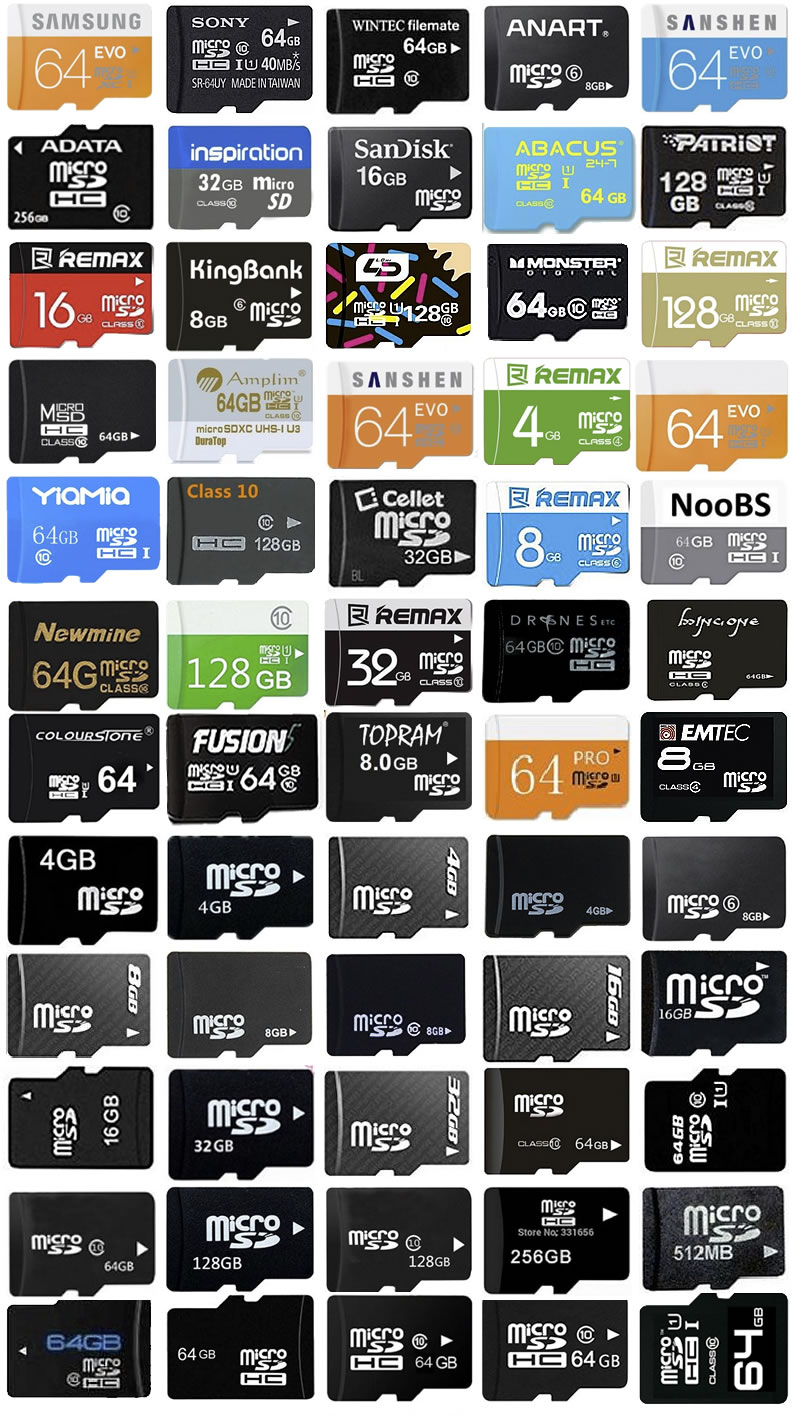fake microSD memory