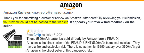 image - review blocked - Amazon VANs iPhone case